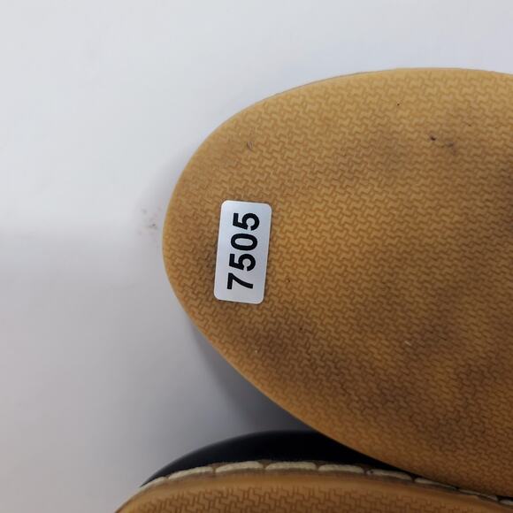 Charix Shoes Womens 37 Black Leather Slip On Loafer Comfort Classic - Picture 14 of 14